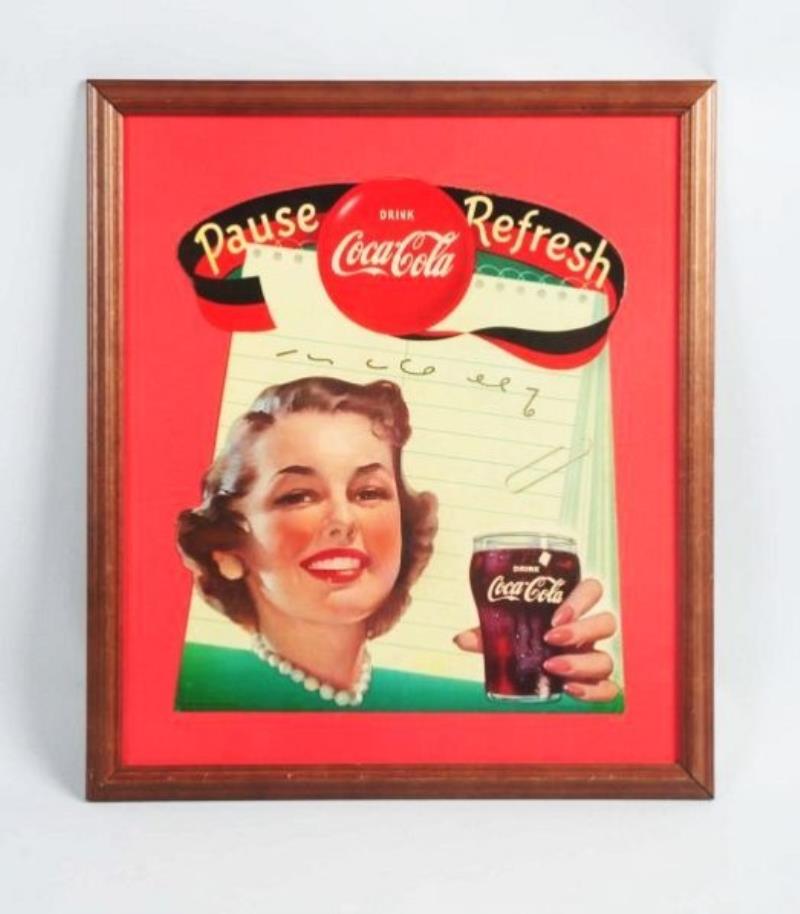 1953 Coca-Cola Cardboard Cutout Sign Value & Price Guide