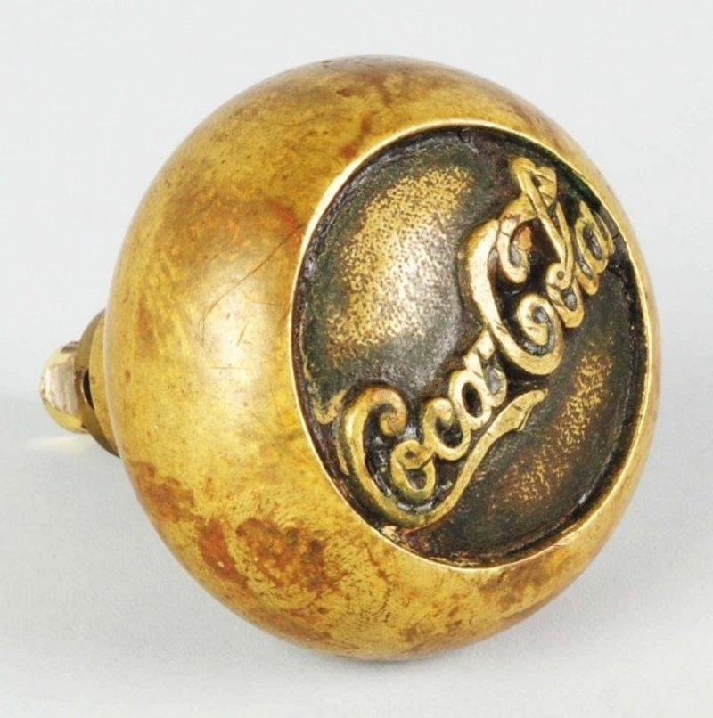 Early Brass Coca-Cola Doorknob.