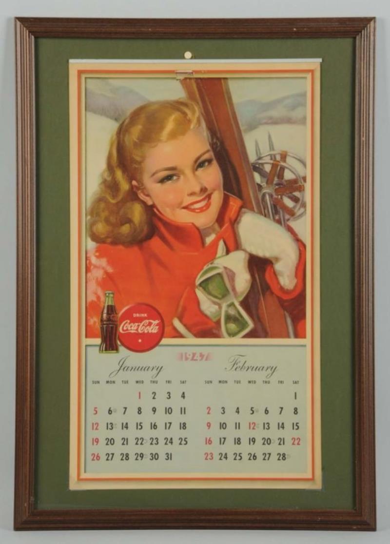 1947 Framed Coca-Cola Calendar Value & Price Guide