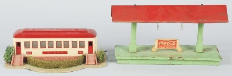 Pre-War Tinplate Train Accessories.