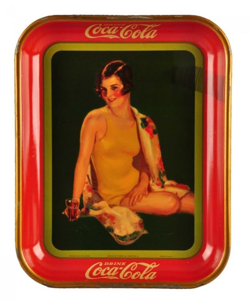 1929 Coca - Cola Serving Tray.