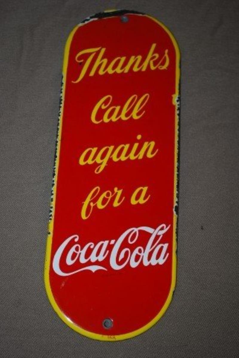 Coca-Cola "Thanks call again for a" rated 8, SSP do