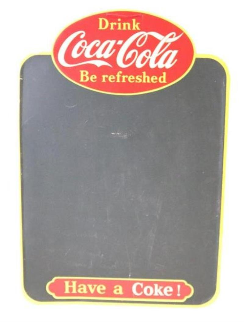 Drink Coca-Cola Be Refreshed Tin Menu Board