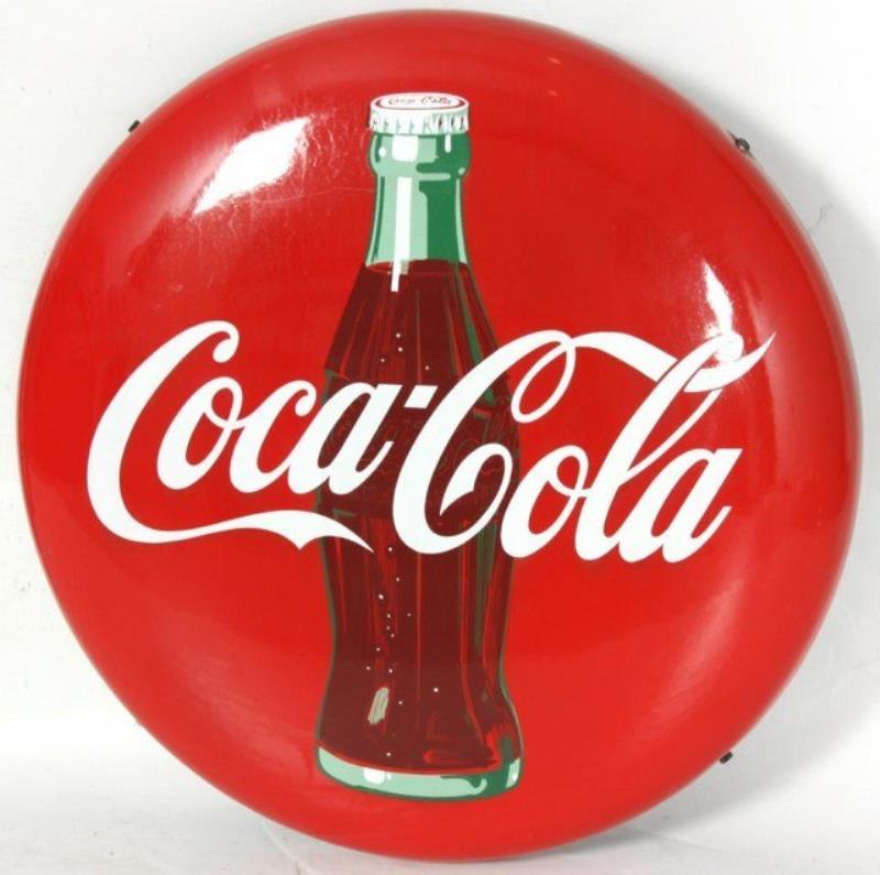 Coca-Cola Round Advertising Sign