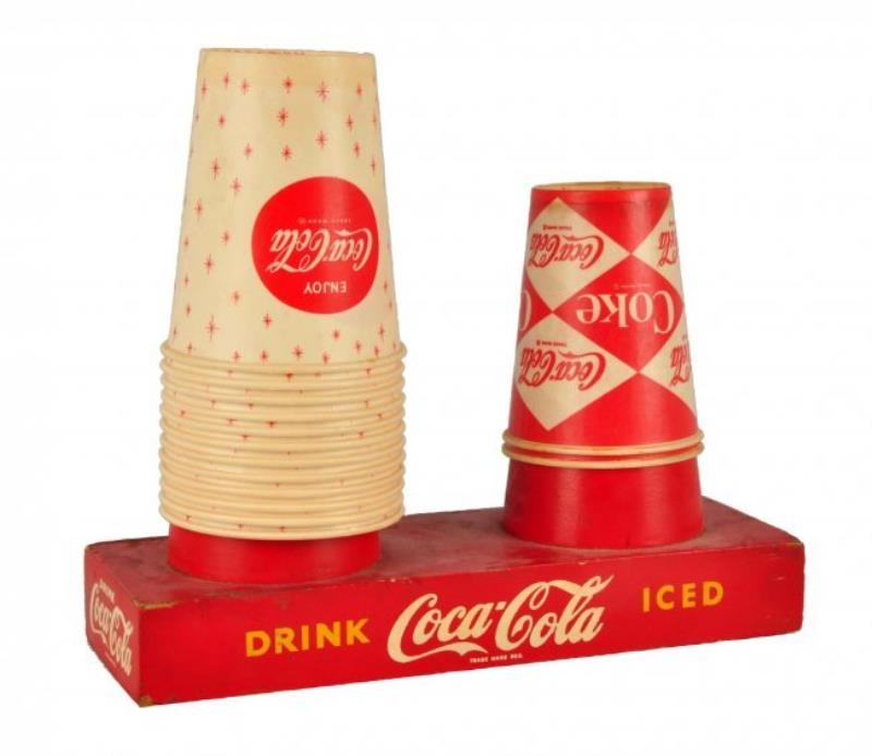 1950's Coca - Cola Cup Stand