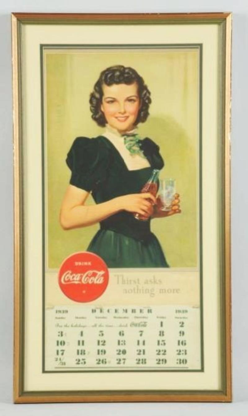 1939 Coca-Cola Calendar.