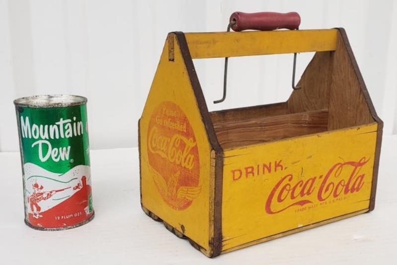 Coca Cola Wood 6 pack carrier