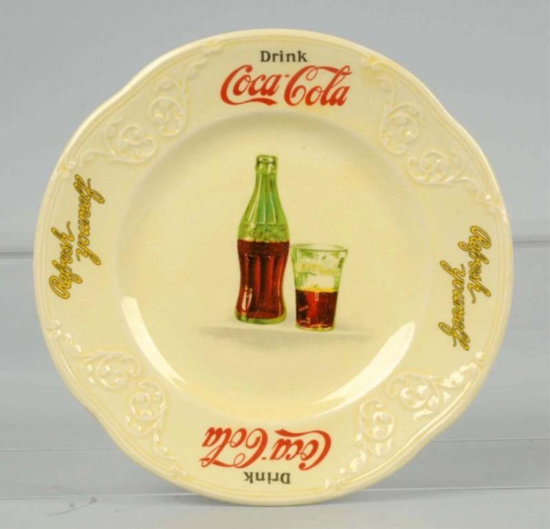 1930s Coca-Cola Knowles China Sandwich Plate.