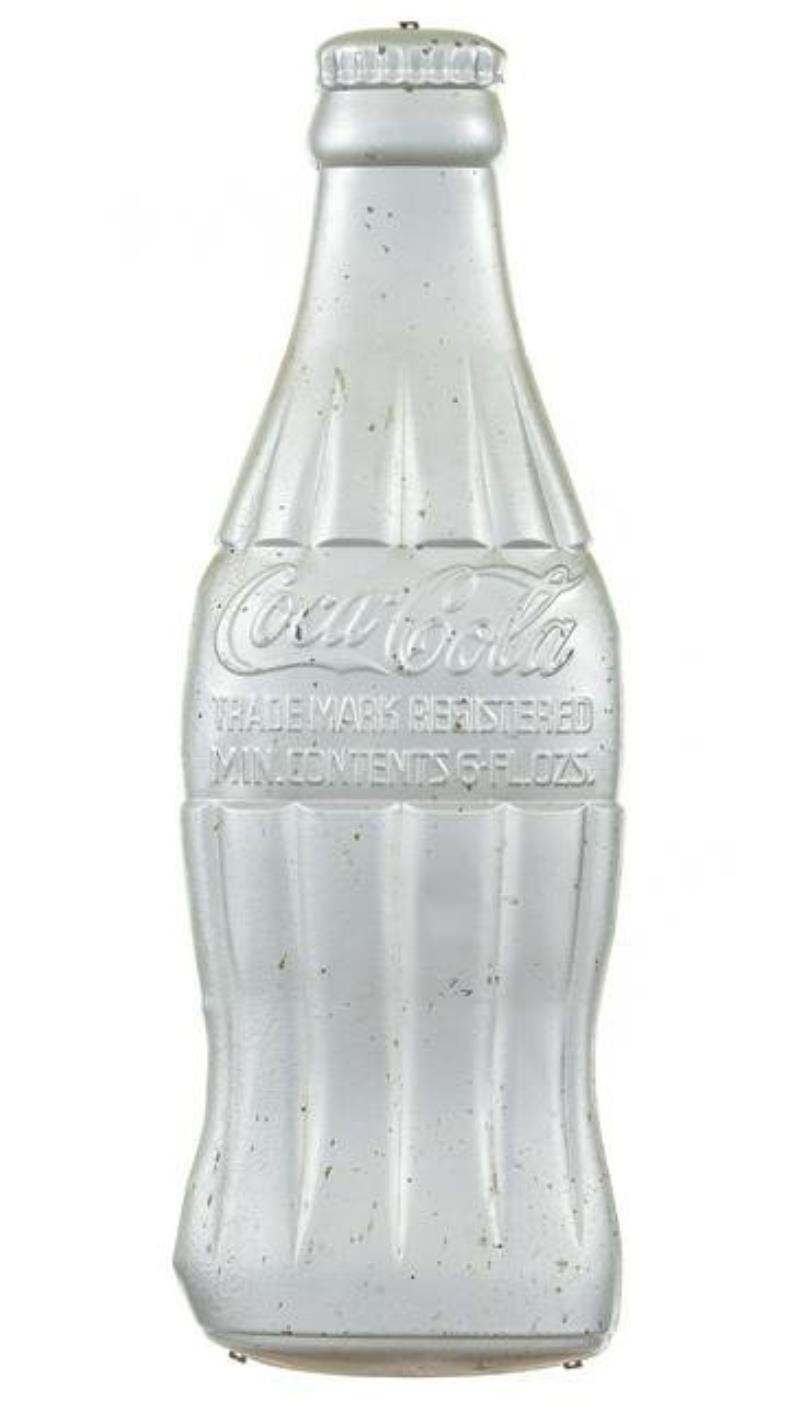 Coca Cola Die Cut Bottle Sign