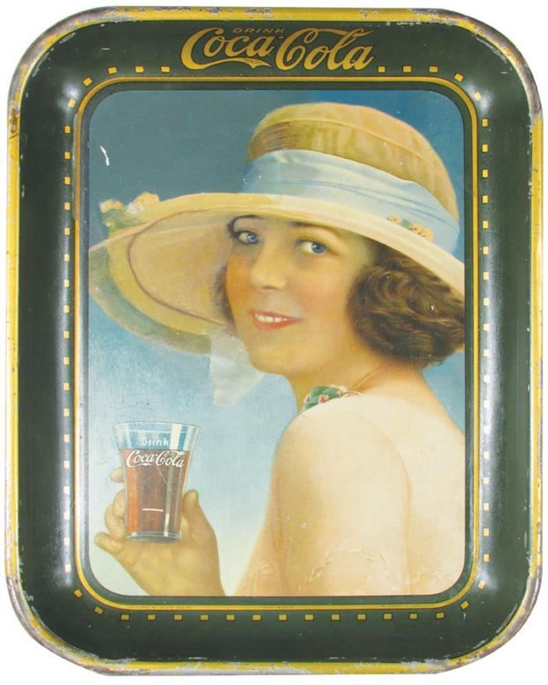 1921 Coca Cola Tin Serving Tray