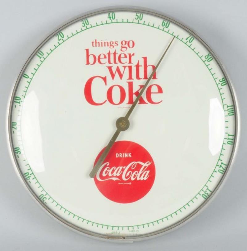 1960s Coca-Cola Thermometer.