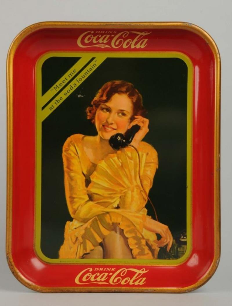 1930 Coca -Cola Serving Tray.