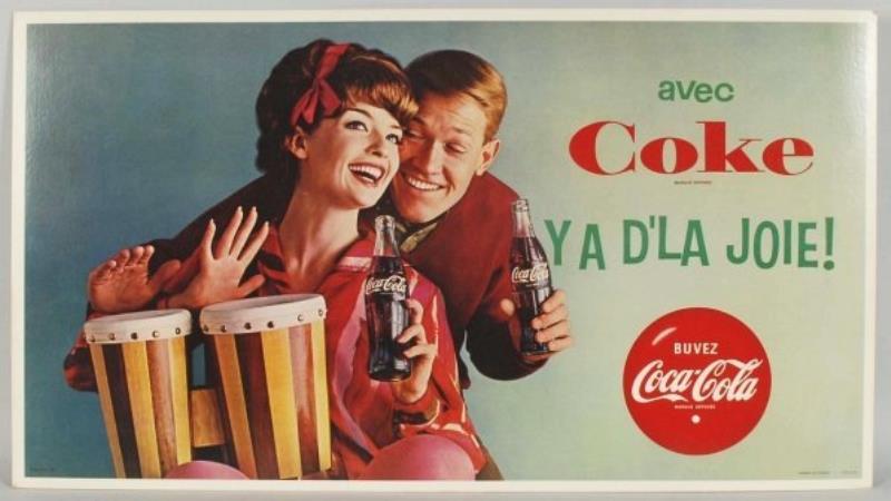 French Coca-Cola Small Horizontal Poster