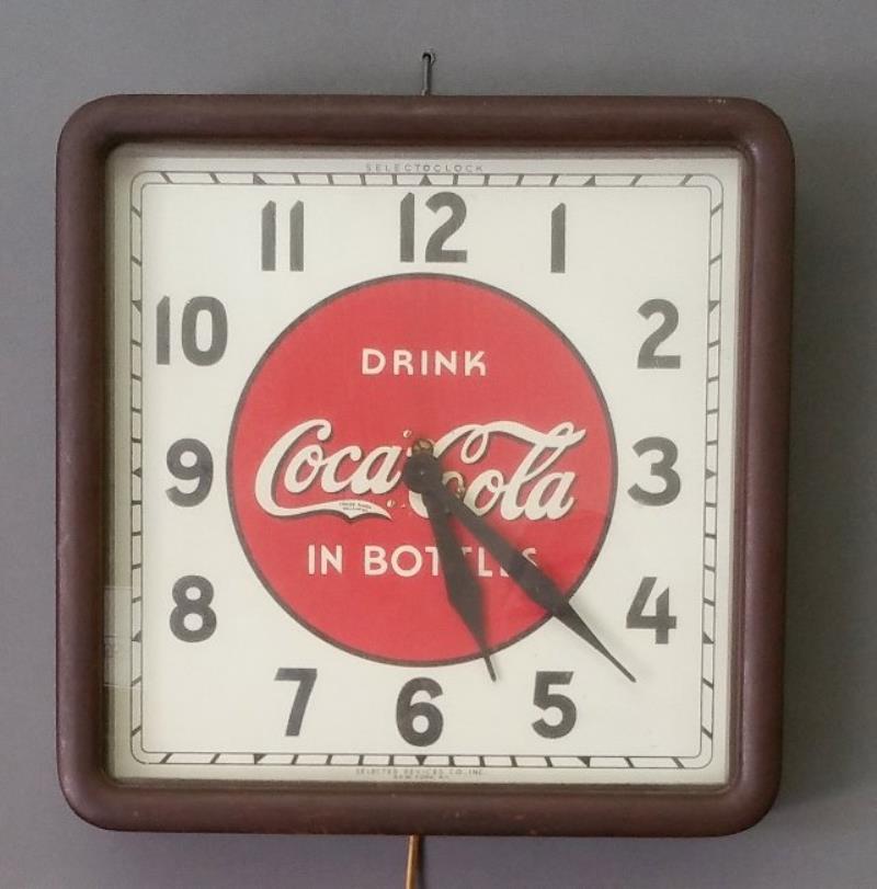 Electric selecto clock, Drink Coca-Cola. 16 inches