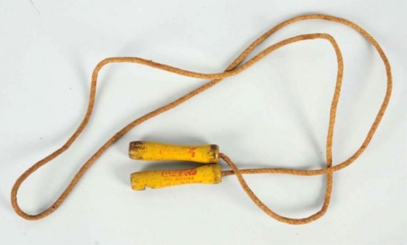 Rare 1920s Coca-Cola Jump Rope/Whistle.