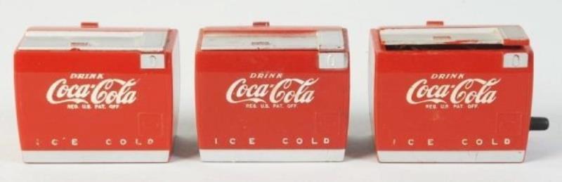 1950s Coca-Cola Miniature Coolers