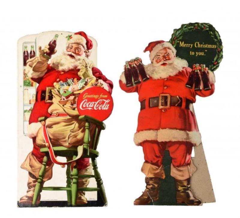1944 & 1948 Coca-Cola Stand Up Signs.