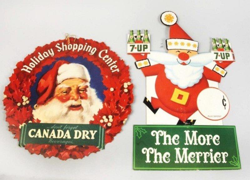 Cardboard Advertising Pieces.