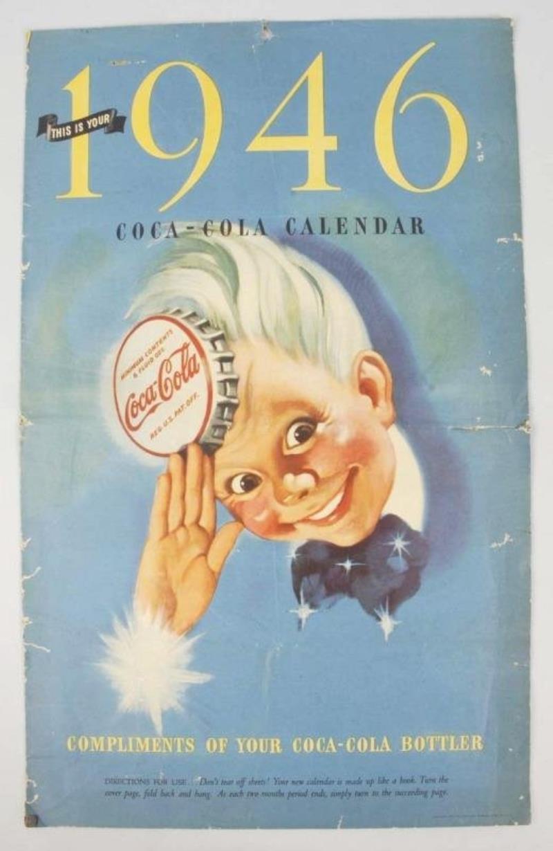 Coca-Cola 1946 Calendar