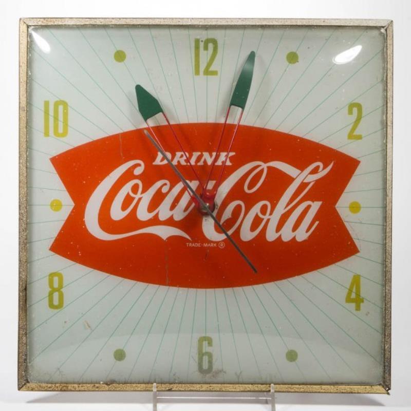COCA-COLA ADVERTISING WALL CLOCK