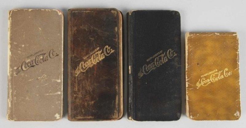 Early Coca-Cola Leather Bound Notebooks