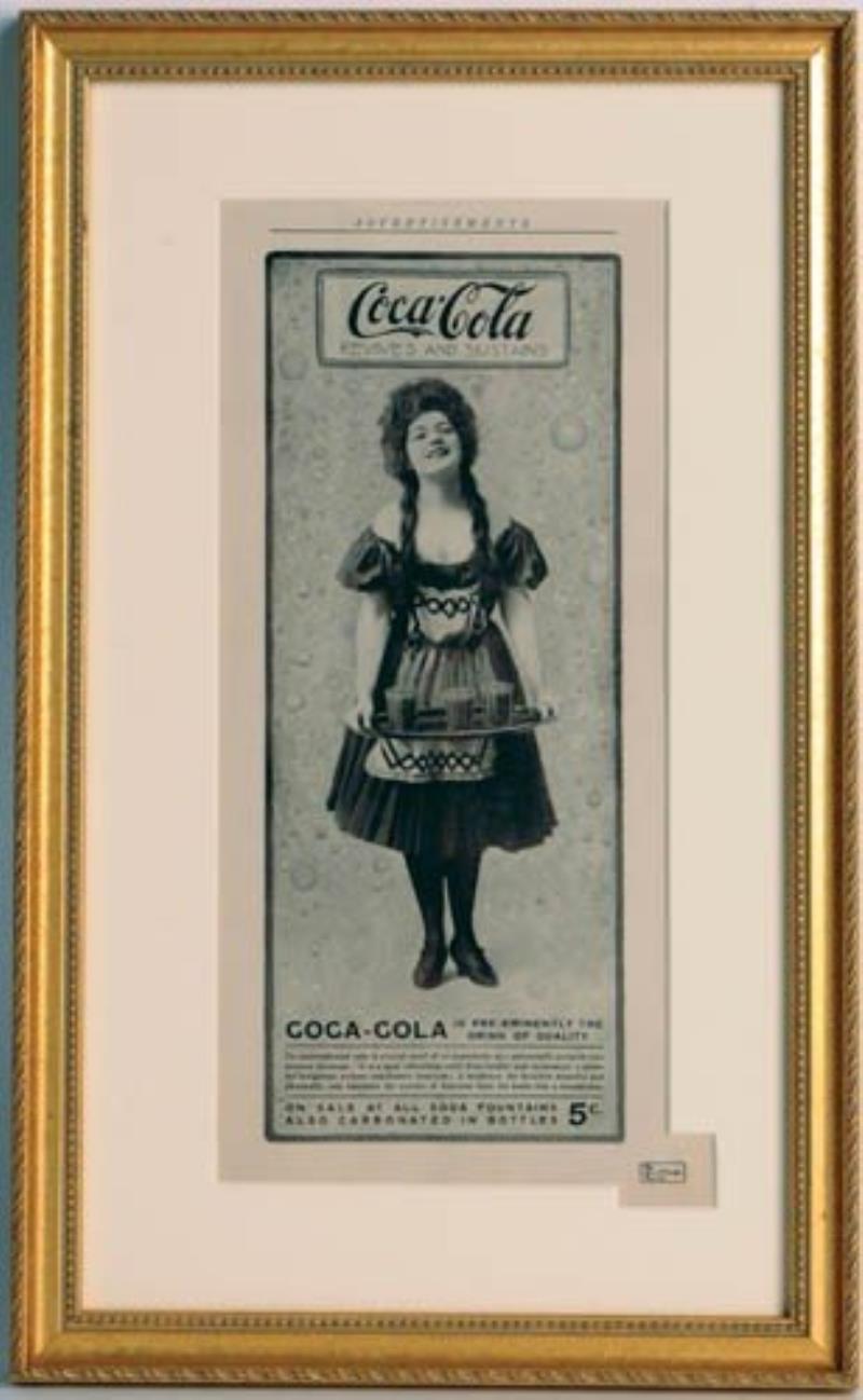 1906 Coca-Cola Magazine Ad from "The Burr McIntosh