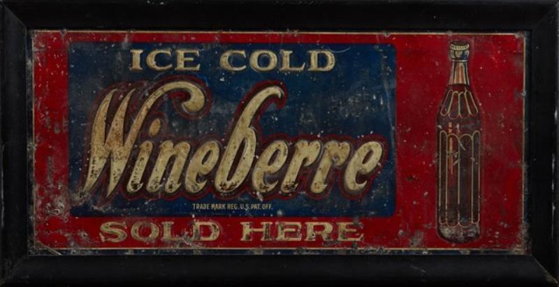 Two Lithographed Tin Advertising Signs, early 20th c.,