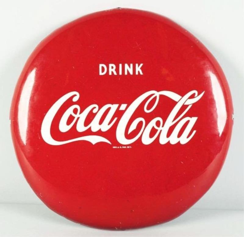 Metal Coca-Cola Button.