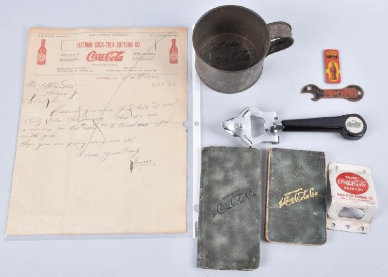 VINTAGE COCA COLA LOT, OPENERS, WHISTLE, & MORE