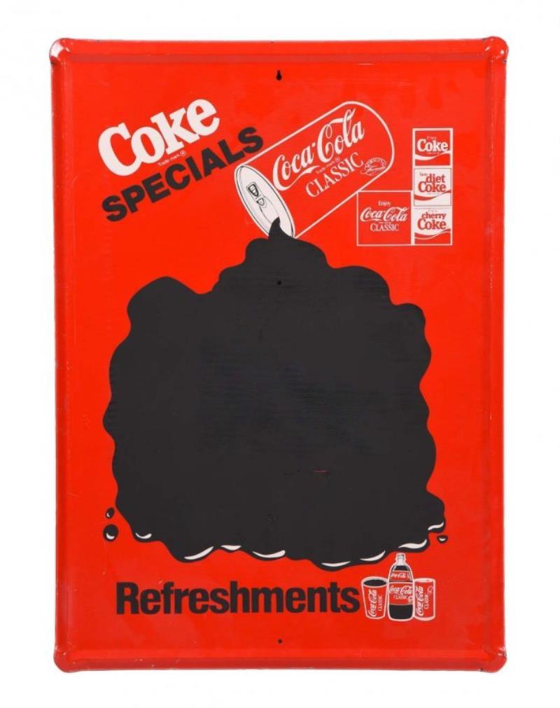 Coke Specials Coca - Cola Advertising Chalkboard.