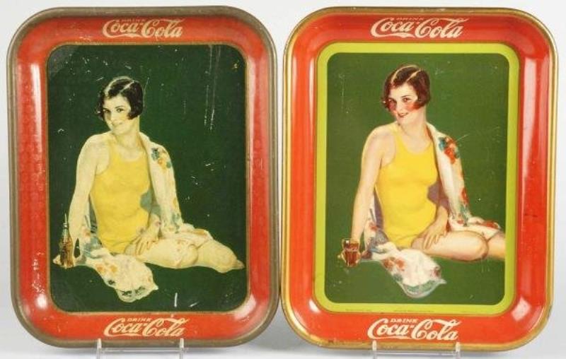 1929 Coca-Cola Serving Trays.