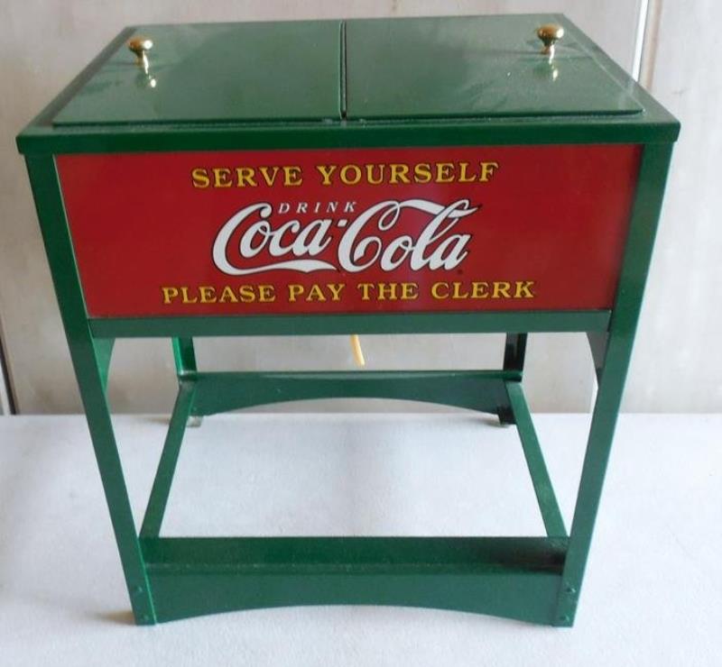 Miniature Coca-Cola Cooler Contemporary 16'' x 18'' x