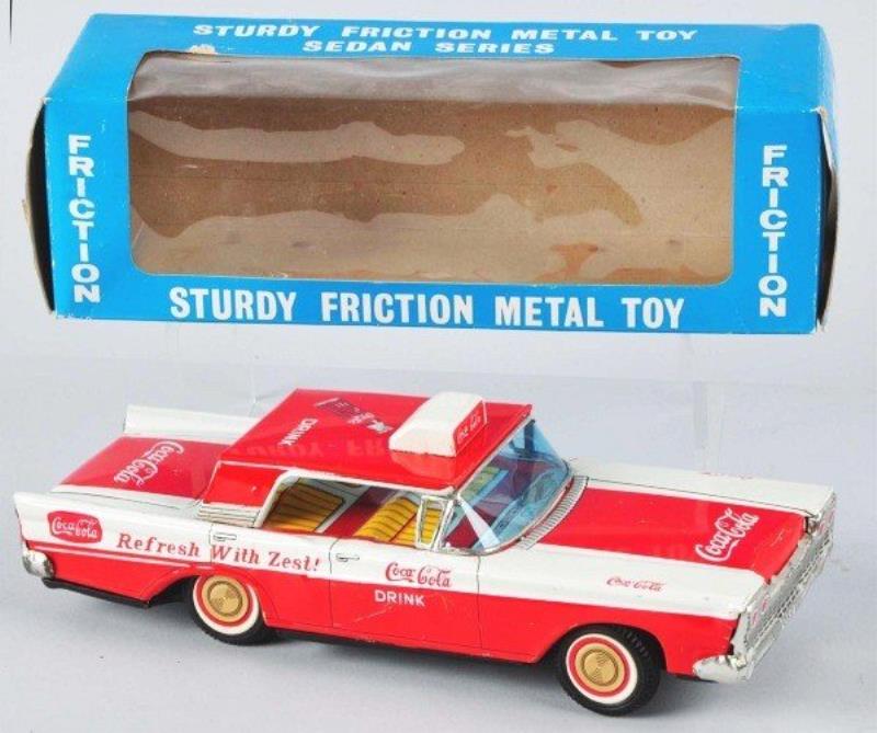 1960s Ford Coca-Cola Taxi Toy with O/B