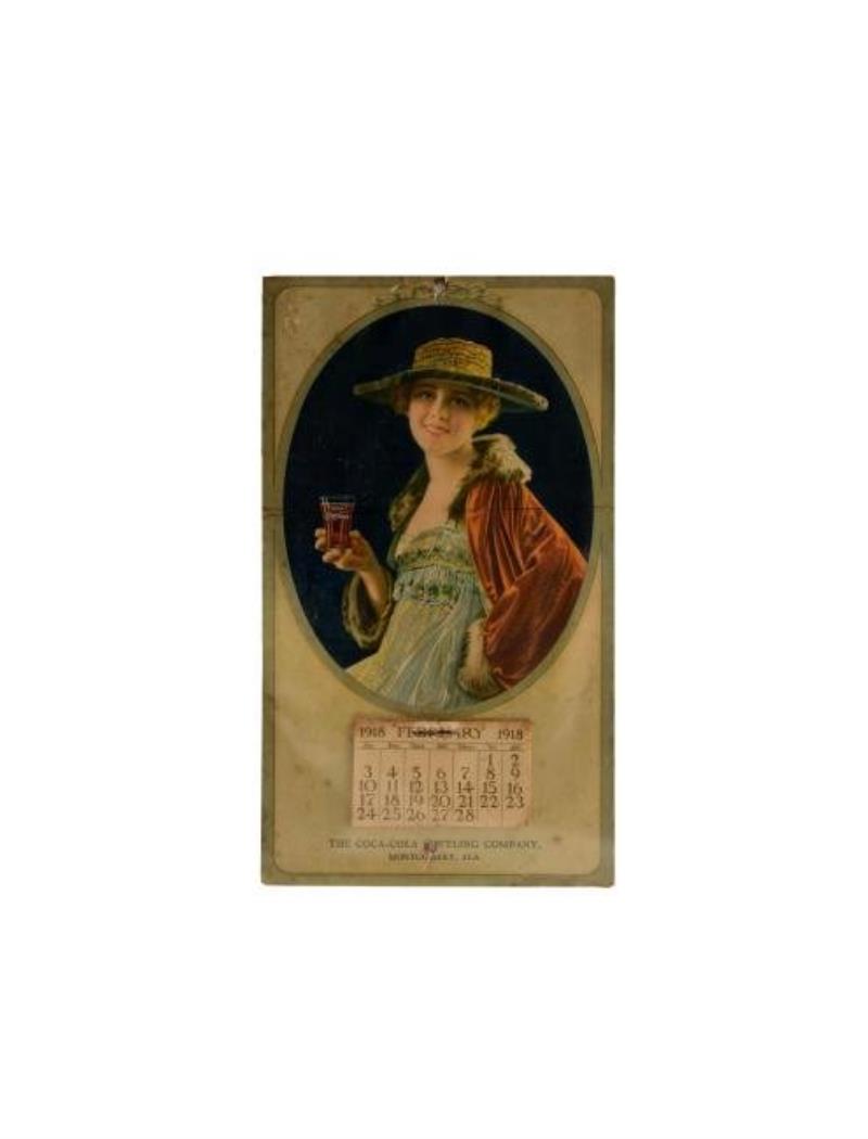 1918 Coca - Cola Advertising Calendar