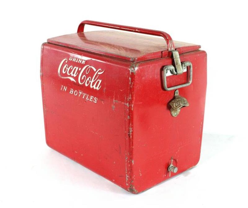 Cavalier Embossed Coca Cola Picnic Cooler
