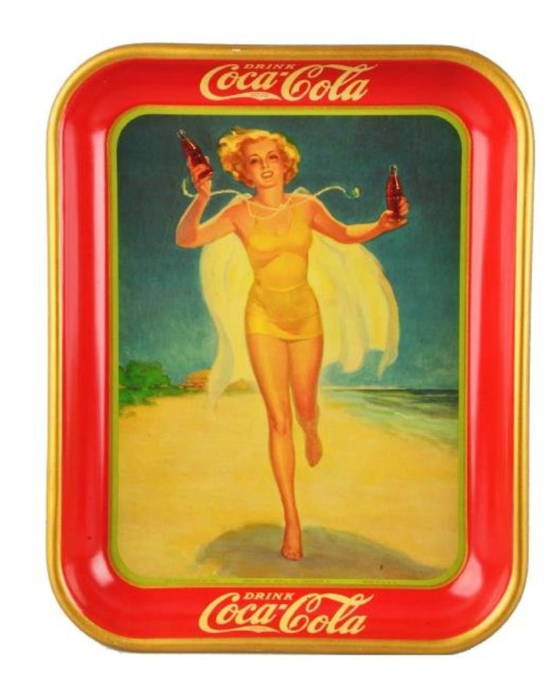 1937 Coca-Cola Serving Tray.