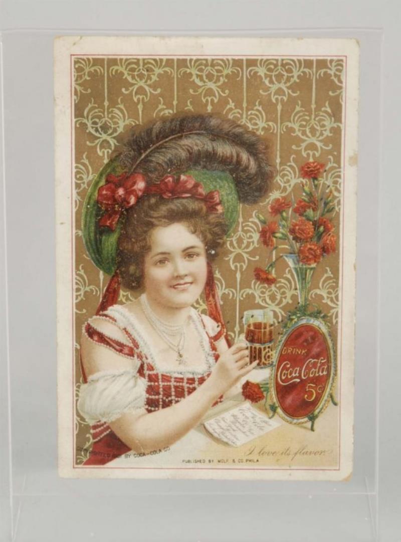 c1902 Coca-Cola Menu