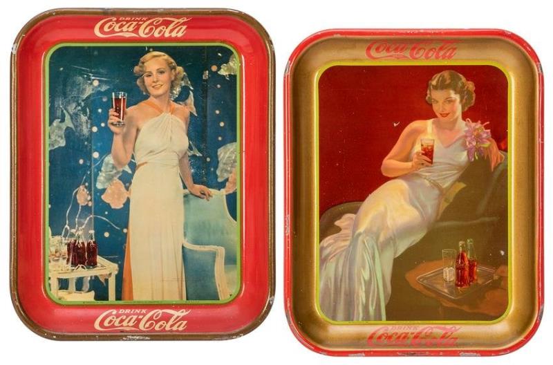 1930, 1935 & 1936 CocaCola Serving Trays Value & Price Guide