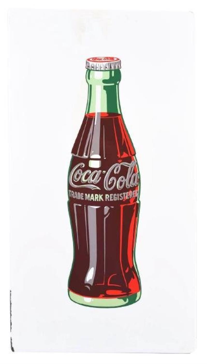 Coca-Cola Bottle Porcelain Advertising Sign