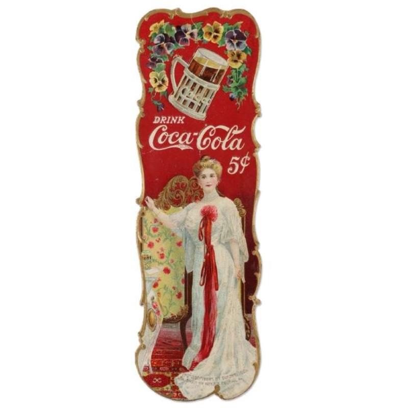 1903 Coca-Cola 5c. Diecut Bookmark