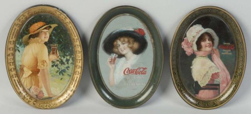 1913-14 Coca-Cola Tip Trays.