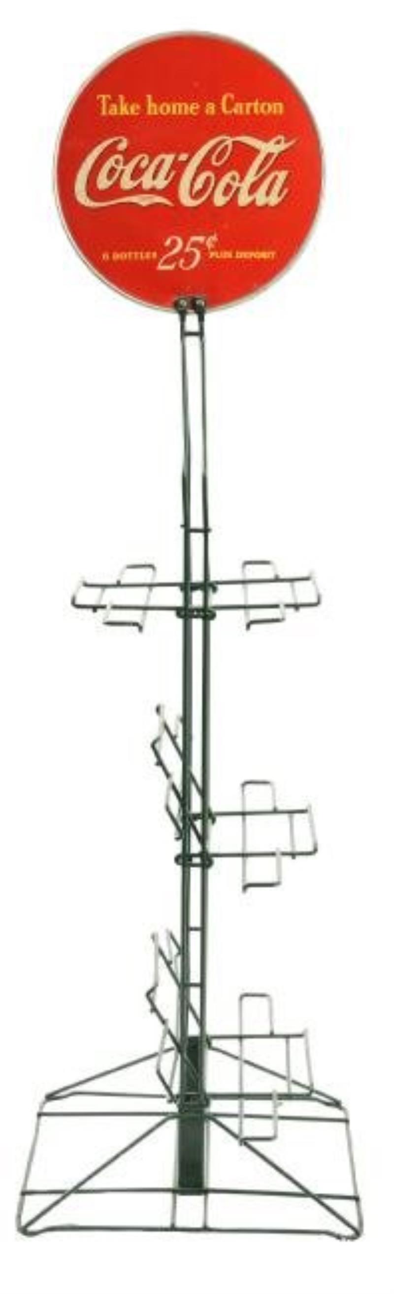 Coca-Cola Carton Display Rack.