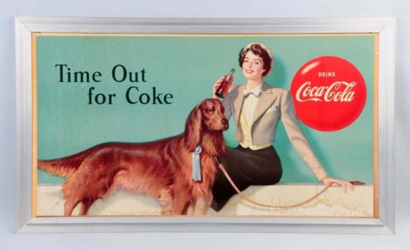1950 Small Horizontal Coca-Cola Poster