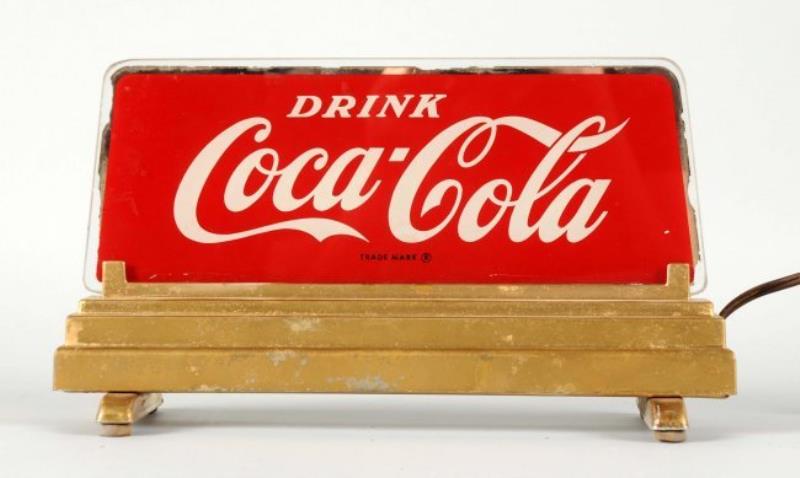 Small Coca-Cola Light Up Display Sign.