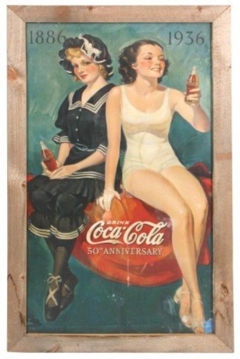 50th Anniversary Coca Cola Poster