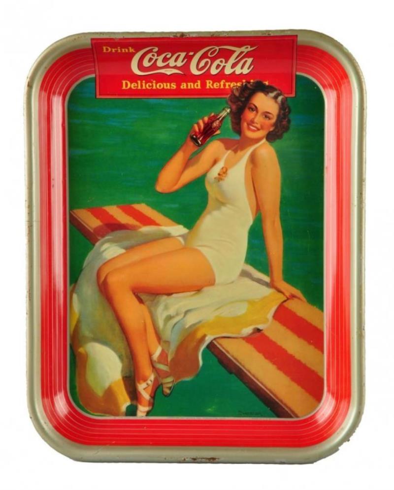 1939 Coca - Cola Serving Tray