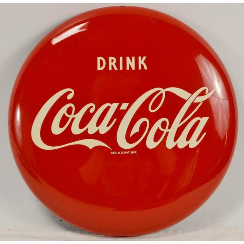 12" Coca-Cola Button (Disc) Sign
