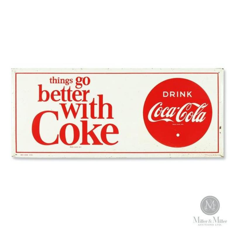 Coca Cola Sign Things Go Better With Coke Drink Value Price Guide   I3eynr1vysu 