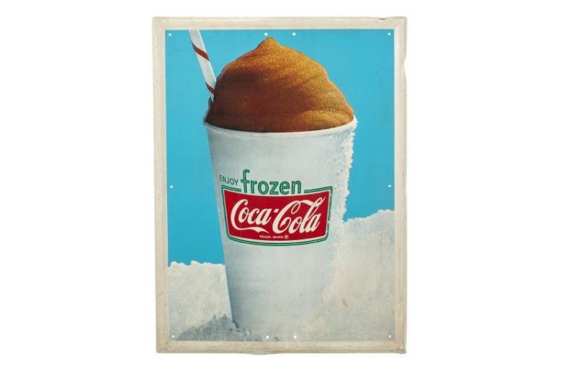Coca Cola Slushie Tin Sign