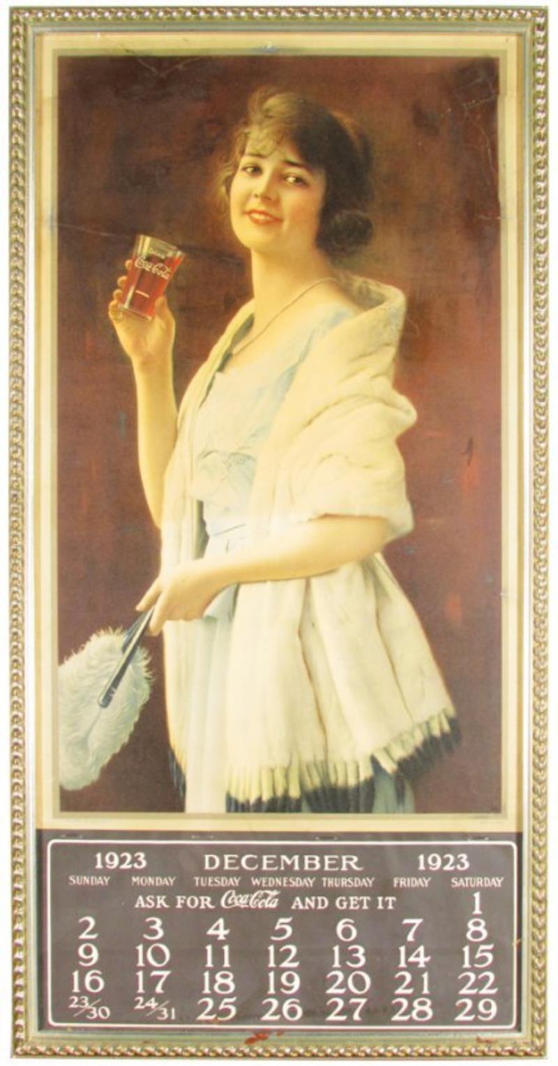 1923 Coca Cola Calendar